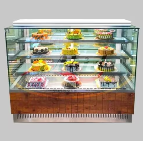 Glass Normal Bakery Food Display Counter