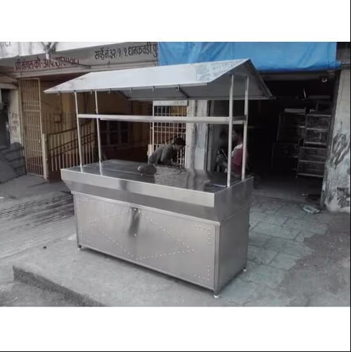 Stainless Steel Street Food Counter