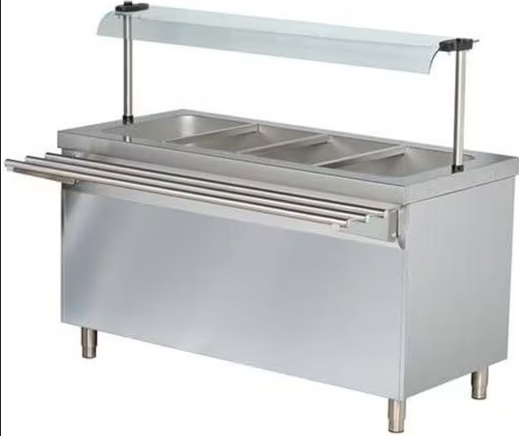 Stainless Steel Food Display Counter for Restaurant